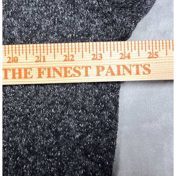 Haven Well Within L Heather Gray Mock Neck Sweater Organic Minimalist Capsule - Picture 10 of 12